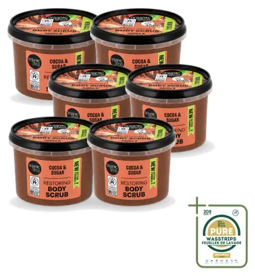 Image de 6 x Gommage corporel bio Kakao de Organic Shop - Hydratation intense - 250 ml - Pack économique - 6 pièces