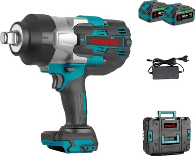 Produktbild von Elektrischer Schlagschrauber, 3500Nm Drehmoment, bürstenloser Motor, 2 Batterie -EU -Stecker