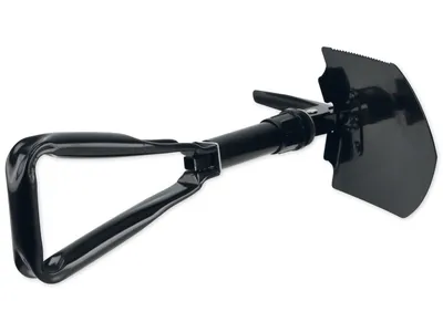 Produktbild von FILMER Klappspaten 590 mm, 3-geteilt, Nylontasche mit Gürtelschlaufe