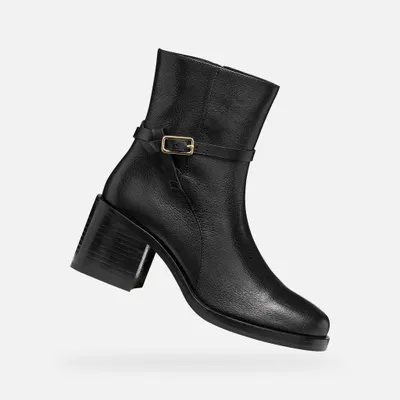 Produktbild von Geox Schwarze Damen-Ankle-Boots von Sobima 36