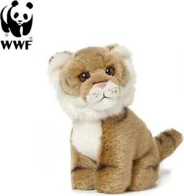 Produktbild von WWF Plüschtier Tigerbaby (14cm) lebensecht Kuscheltier Stofftier