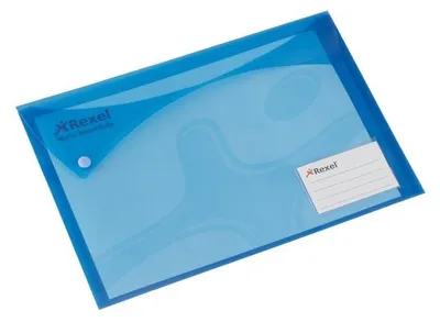 Zdjęcie produktu dla Rexel 2101160, A4, Polipropylen (PP), Niebieski, 100 ark., 0,2 mm, 5 szt.