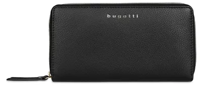 Image de bugatti porte-monnaie Emilia Ladies Long Wallet Black noir