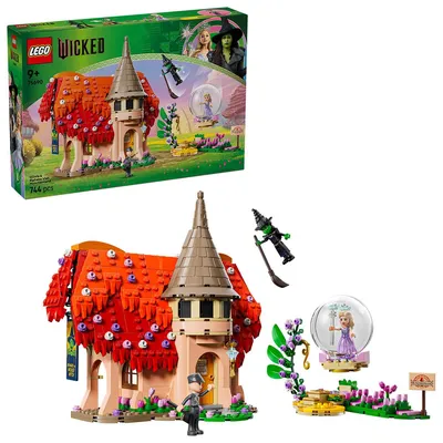 Zdjęcie produktu dla LEGO Wizyta Glindy i Elphaby w Munchkinland, Zestaw do budowania, 9 lat(a), Plastik, 744 szt., 1,04 kg