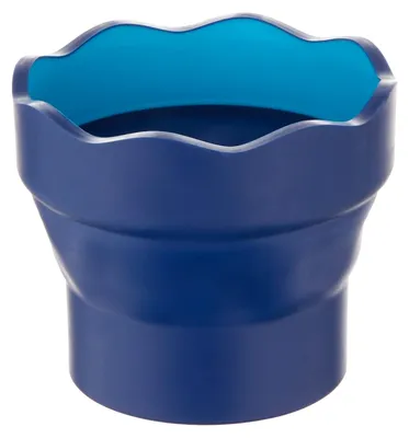 Produktbild von FABER-CASTELL 181510 - Wasserbecher CLIC & GO, faltbar, blau