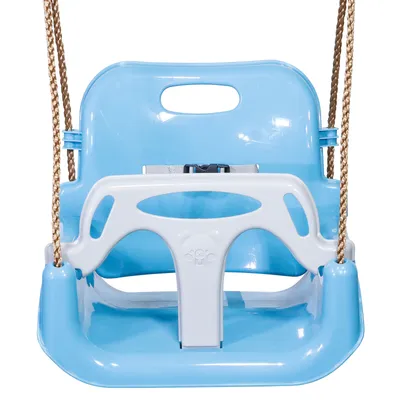 Produktbild von ZERRO Babyschaukel Kinderschaukel Outdoor und Indoor Verstellbar 50KG Ab 2 Jahren,Blau
