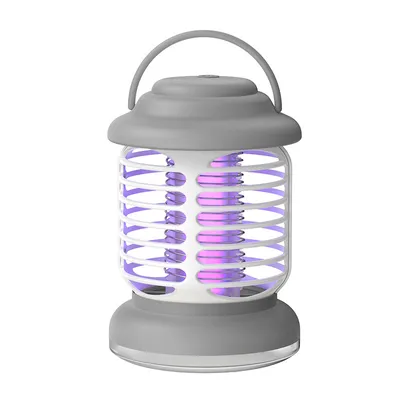 Imagen del producto de Libérese de los molestos insectos: Lámparas insecticidas para mosquitos, color gris