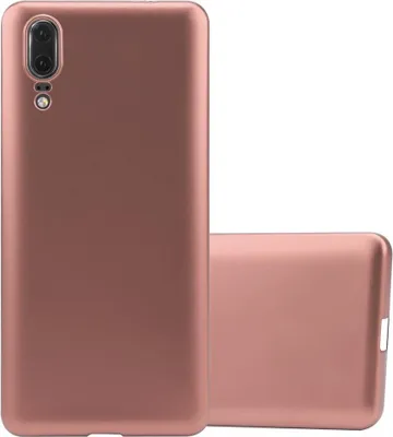 Produktbild von Cadorabo Schutzhülle für Huawei P20 Hülle in Rosa Handyhülle TPU Silikon Etui Cover Case