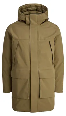 Obrázek produktu pro Jack & Jones 12280904_191_XXL, Parka, Uni, Dospělý, Zip, Polyester, Zelená
