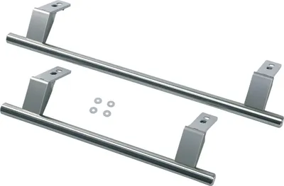 Produktbild von Türgriff Hebelgriff Griff Stange Handgriff Stangengriff Kunststoff Edelstahl ORIGINAL Liebherr 9031124 Kühlschrank Kühlgefrierkombination eingesetzt in CNES CBNES CNPES CBNA CNPES