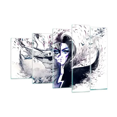Produktbild von Bilder auf glas - Erwachsene emotional Fantasie - 150x100cm - Glasbilder - Wandbilder - Kunstdruck - zum Aufhängen bereit - Wanddekoration aus Glas - Glas Bilder - Wandbild auf Glas - GEG150x100-3062