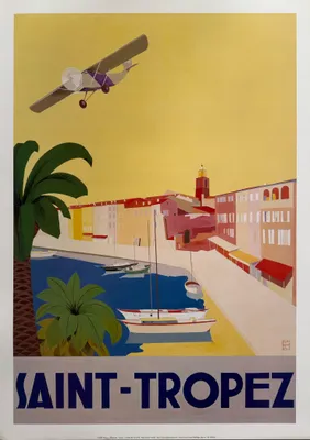 Zdjęcie produktu dla Saint-Tropez – CHOMEL – Plakat 50 x 70 cm