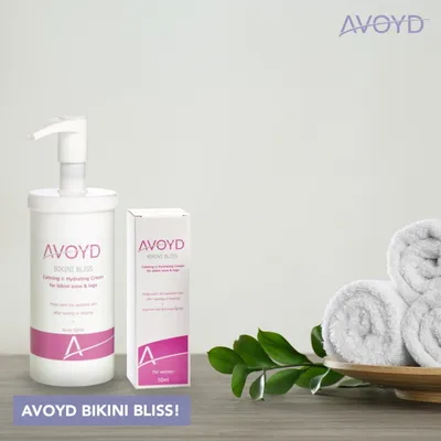 Produktbild von AVOYD Bikini Bliss 50ml – Pflege gegen Rasierbrand & Rasierpickel, Lotion für empfindliche Zonen