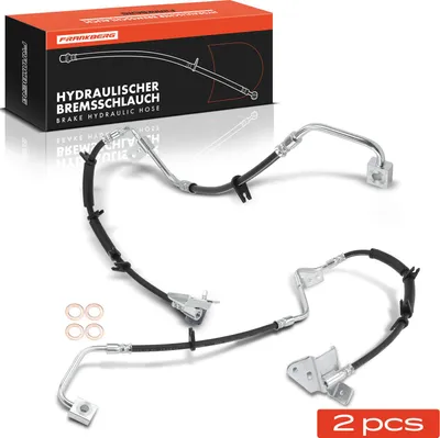 Obrázok produktu pre Frankberg 2x brzdová hadica Brzdové hadice predné ľavé pravé pre Jeep Grand Cherokee II WG WJ 2003-2005
