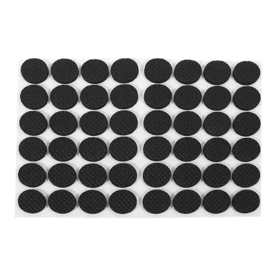 Produktbild von 48Pcs Schwarz Nicht-slip Selbst Klebe Boden Protektoren Möbel Sofa Tisch Stuhl Gummi Füße Pads