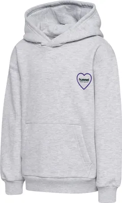 Produktbild von Hummel Hmljr Loose Hoodie Heartfield - hellgrau melange, Größe:110