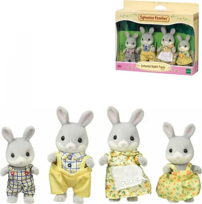 Produktbild von Sylvanian Families Waldkaninchen: Familie Hoppel