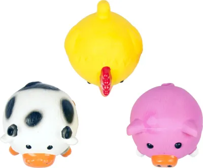 Obrázek produktu pro Hračka pro psy Duvo+ Latexový míček kráva/vepř/kuře