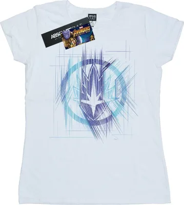 Produktbild von Marvel - "Avengers Infinity War Guardian" T-Shirt für Damen BI9322 (S) (Weiß)