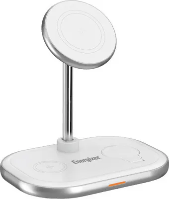 Immagine prodotto di Energizer WCP303 Caricabatterie per dispositivi mobili Cuffie, Smartphone, Orologio intelligente Bianco USB Carica wireless Ricarica rapida Interno