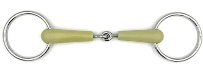 Productafbeelding van ES0042 gebit, watertraar, eenvoudig gebroken met appelsmaak, materiaal ringdiameter 66 mm, bitdikte 19 mm (12,5 cm)