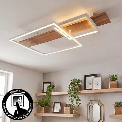 Produktbild von Palermo »Palermo«  dimmbare Deckenlampe aus Metall/Holz