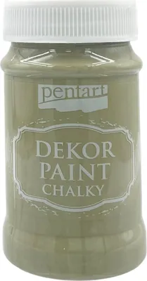 Immagine prodotto di PENTART Colore decorativo gessoso, 100 ml, oliva