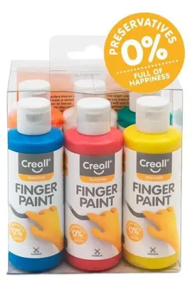 Produktbild von Creall Creall Fingerfarben-Set
