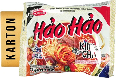 Produktbild von Acecook Hao Hao Instantnudel Kimchi 30x77g