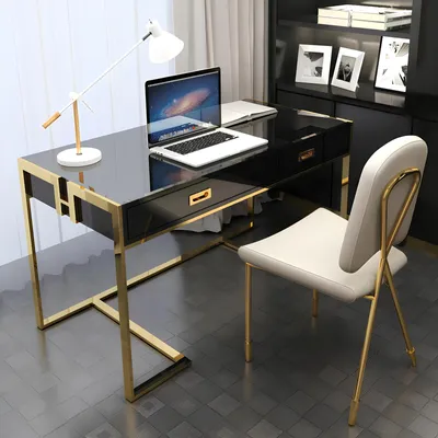 Produktbild von Büro Schreibtisch Sessel Schreibtische Tisch Holztisch Tische Holz Einrichtung