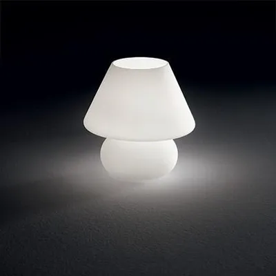 Image de Lampe de table PRATO blanche 1 ampoule Largeur 60 cm