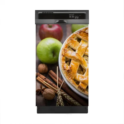 Produktbild von Aufkleber sticker 45x70 cm Dekorative folie Spülmaschine - Apfelkuchen Torte