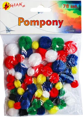 Immagine prodotto di Pompon acrilici colori misti 78 pezzi Shan SP21