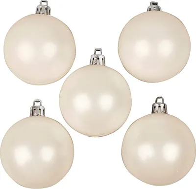 Immagine prodotto di Baubles natalizi, 6 cm, madreperla, 20 pezzi.