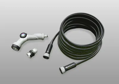 Image de Tuyau d'arrosage professionnel pour grands jardins et usage domestique 5/8" FITT FORCE - 5/8" - 15 m - Avec lance