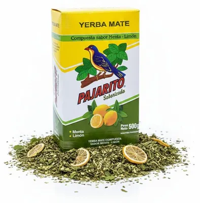 Produktbild von Mate Tee Pajarito Menta Limon ab 500g