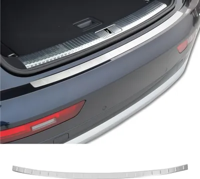 Image de Protection seuil de pare-chocs arriére pour Audi Q5 FY mk2 2017-23 Acier Brossé