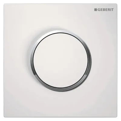 Imagen del producto de Placa de accionamiento de repuesto Geberit, tipo 10, para sistemas de control de inodoros con descarga neumática
