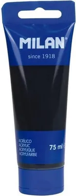 Produktbild von Acrylfarbe in Tube 75ml tiefschwarz MILAN