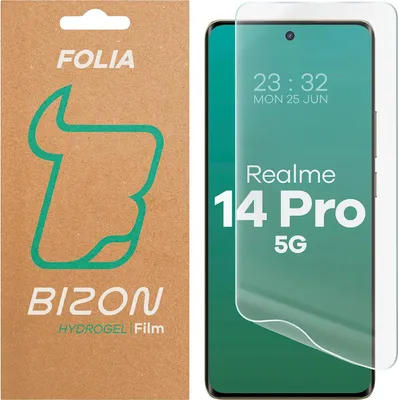 Produktbild von Hydrogel Folie für den Bildschirm für Realme 14 Pro 5G, Bizon Glass Hydrogel Front, 1 Stück