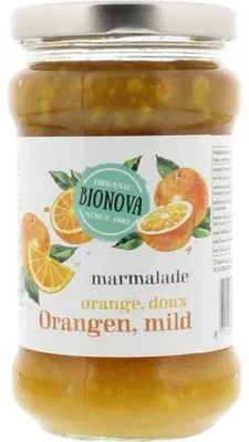 Productafbeelding van Bionova Sinaasappelmarmelade mild (340 gr)