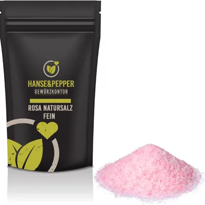 Produktbild von 2kg Rosa Natursalz aus Pakistan bekannt als Salz Pink Salt fein in Spitzenqualität Gourmet Qualität Steinsalz- Taste Line Serie