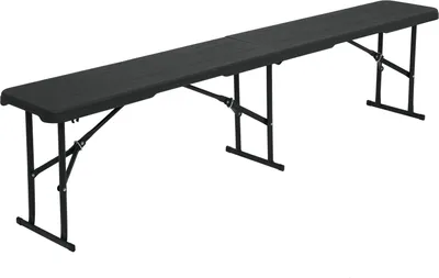 Produktbild von Faltbare Gartenbank 183 cm Antrazit NILS CAMP