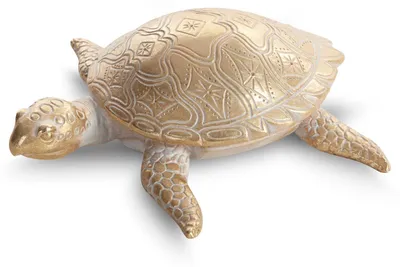Zdjęcie produktu dla Figurka dekoracyjna żółw ELI 19x18x6 cm złota