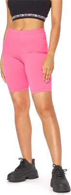 Image de Leggings courts fluo Bellivalini pour femme, pantalon coloré pour femme, idéal comme tenue de festival pour femme BLV50-301 (rose, XS)