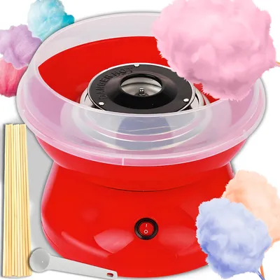 Produktbild von Candyfloss stroj s 10 tyčinkami Bavlna Candy Maker Bavlna Candy Maker 500W Cukr odměrka Bavlna Candy Machin Dětská narozeninová párty Retoo