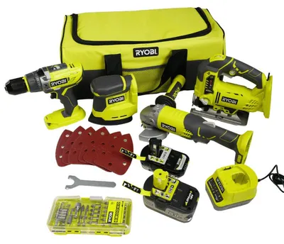 Produktbild von Kombiset ONE+ R18CK4F-252S (1x2.0Ah + 1x5.0Ah) - RYOBI 5133004771