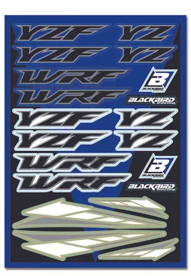 Immagine prodotto di Kit adesivi BLACKBIRD, compatibile con Yamaha YZ/YZ-F