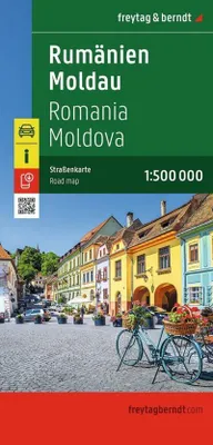 Image de Roumanie - Moldavie, Carte routière 1:500.000, freytag & berndt