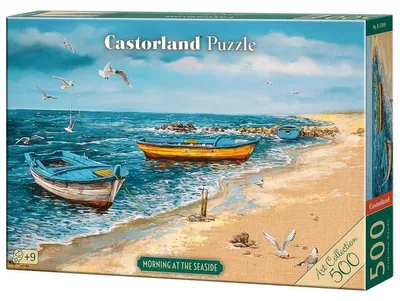 Image de Puzzle 500 pièces Matin au bord de la mer - Art Collection Castorland 53919
